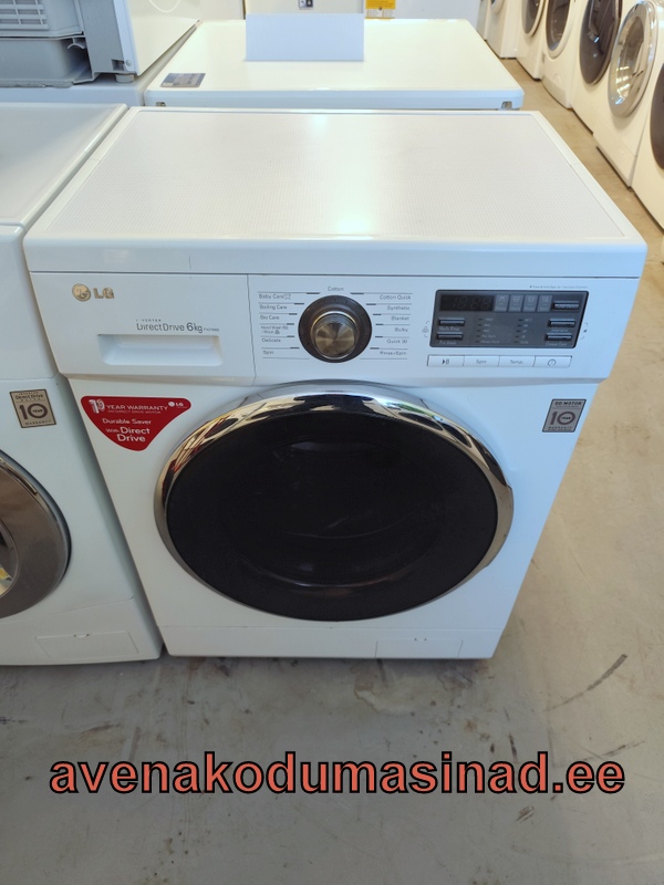 Kasutatud pesumasin LG F1073ND (1 - 6 kg, inverter-otsemootor)