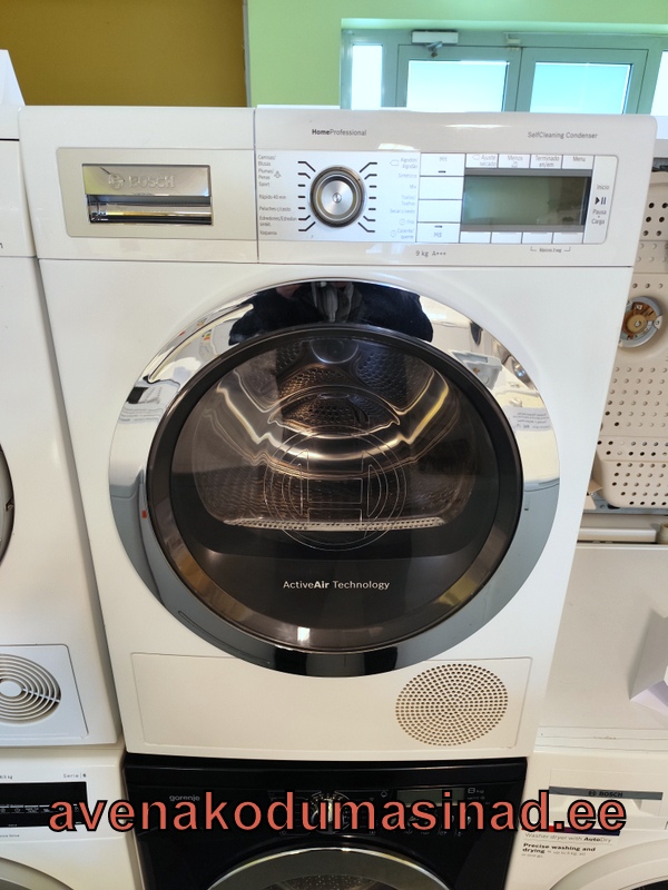 Kasutatud pesukuivati Bosch WTY88809ES (1 - 9 kg).