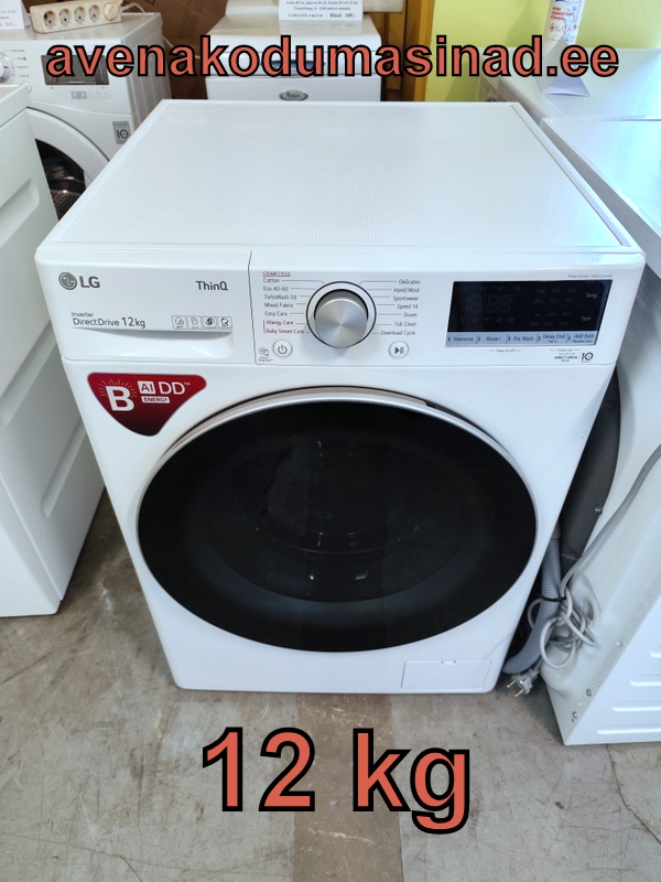 Kasutatud pesumasin LG F4WV512S1E (1 - 12 kg, inverter-otsemootor)