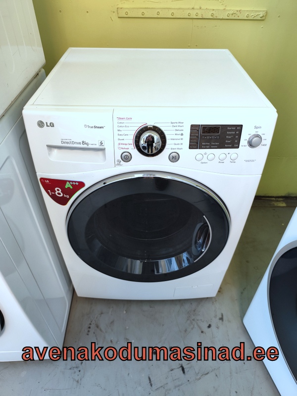 Kasutatud pesumasin LG F1480TDS (1 - 8 kg, inverter-otsemootor)