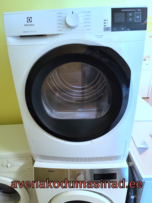 Kasutatud pesukuivati Electrolux EW7H438B (1 - 8 kg, soojusvahetiga).