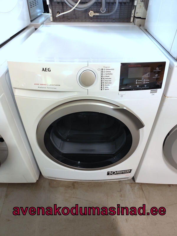Kasutatud pesukuivati AEG T6DBG28S (1 - 8 kg).
